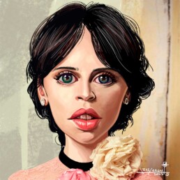 Felicity Jones caricature