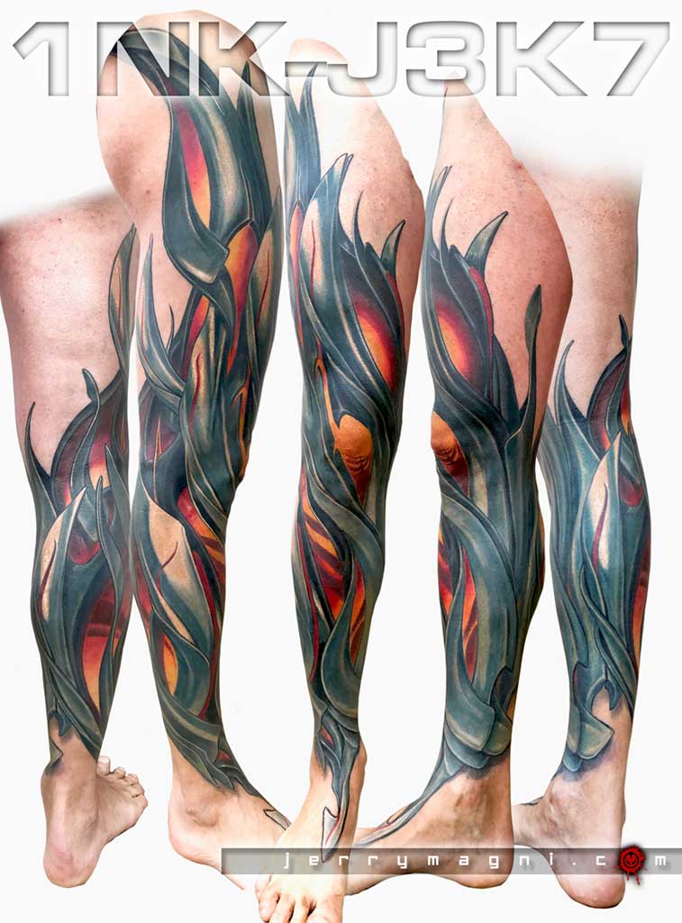 Bio mechanical tattoo by Daniel Chashoudian: TattooNOW