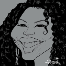 Angela Bassett caricature