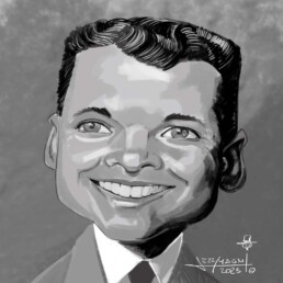 Audie Murphy caricature