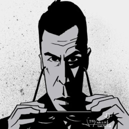 Donnie Yen caricature