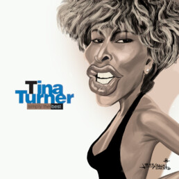 Tina Turner caricature