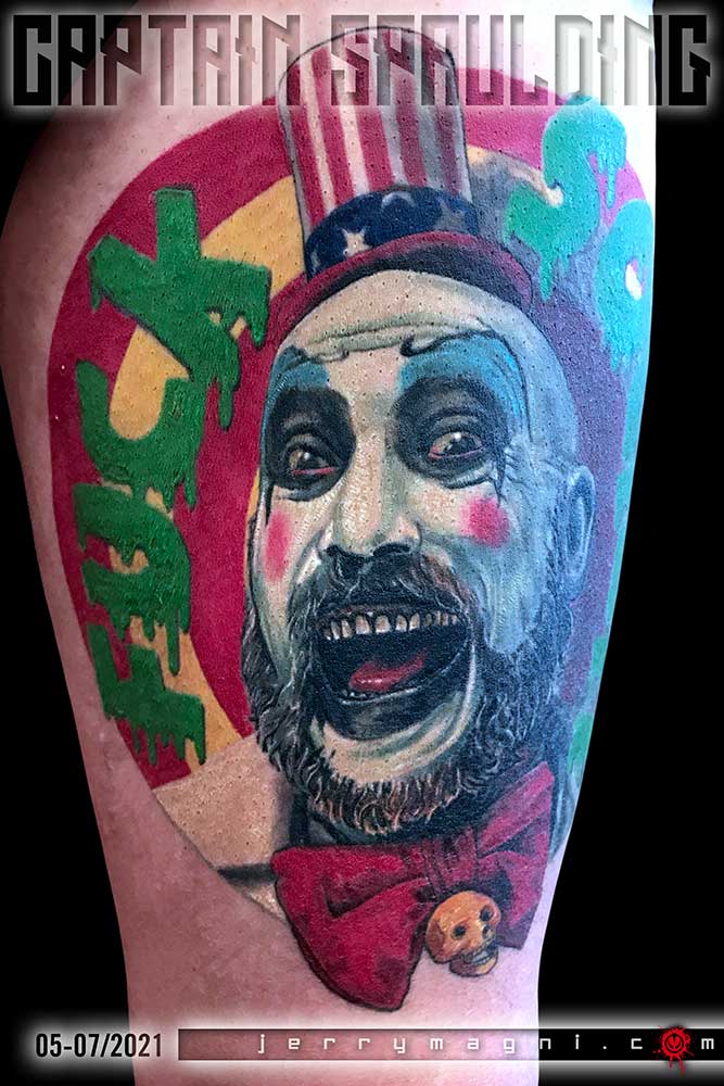 Pay Tribute to Sid Haig with 23 Terrifying Captain Spaulding Tattoos
