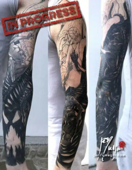 Escape from hell tattoo 4th sitting