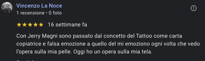 Recensione cliente