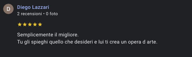recensione cliente