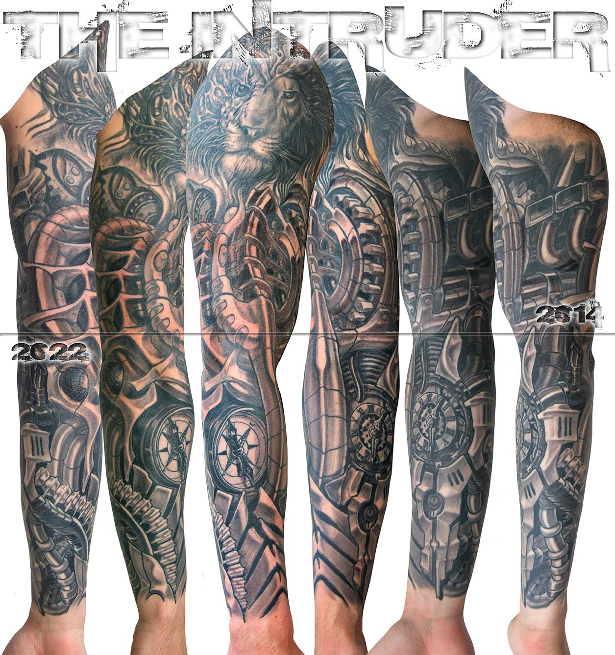 Biomechanical Tattoo by Aaron Is  Biomechanical tattoo Tattoos Skull  tattoo
