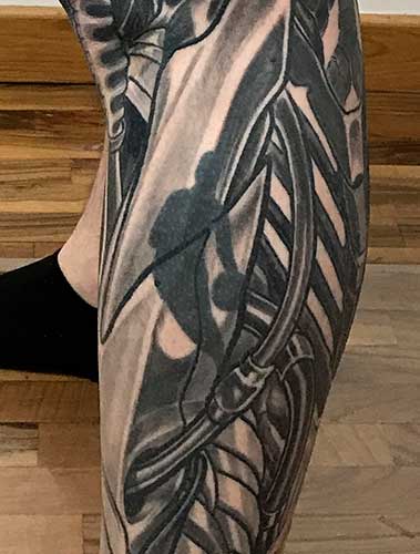 dettaglio tatuaggio da coprire