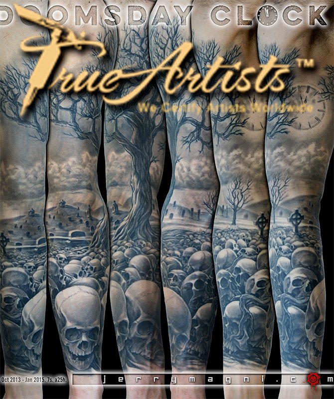 True Artist Blog June 2016. Jerry Magni Tattoo Artist Italy